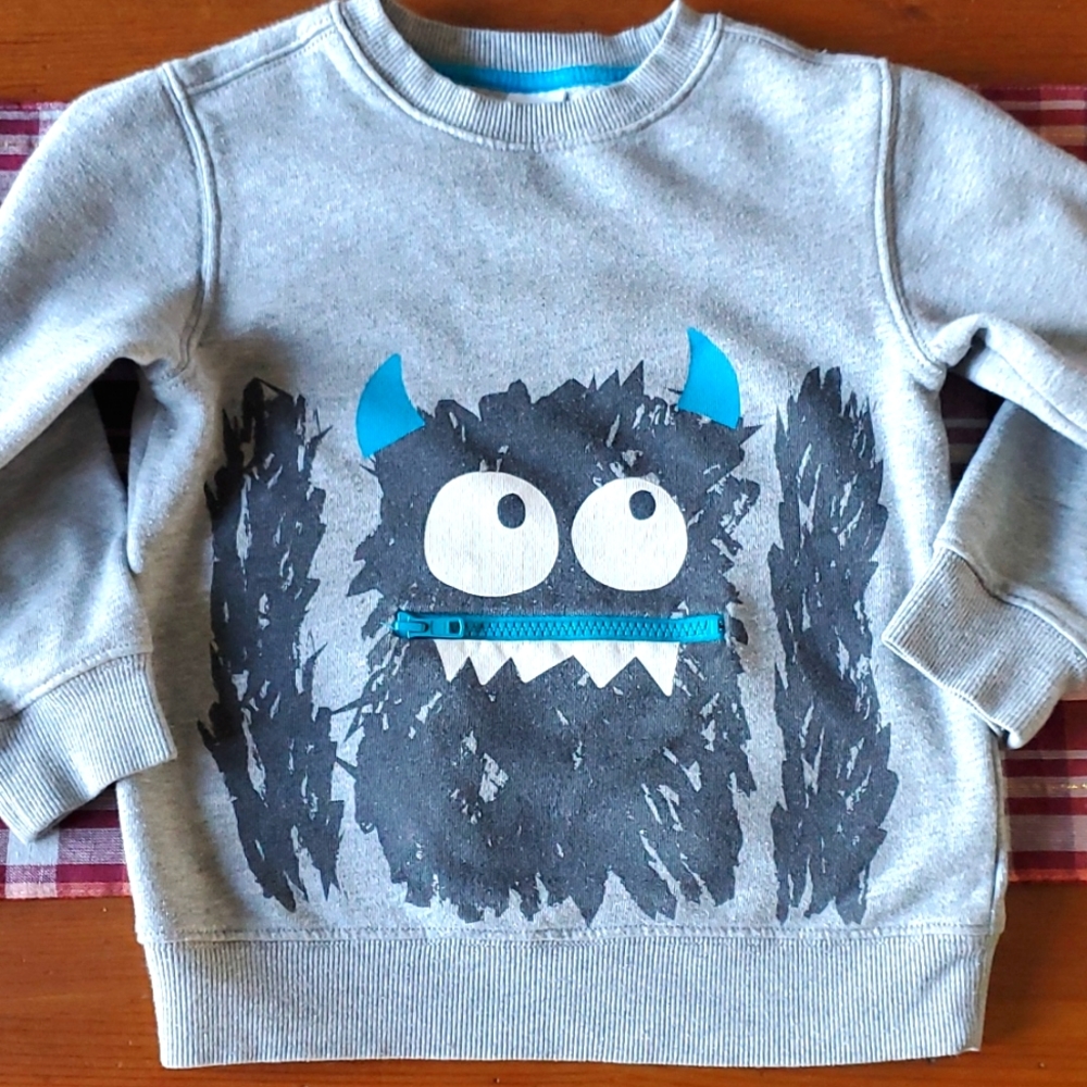 Boys Gymboree Monster Sweatshirt- Size 5T